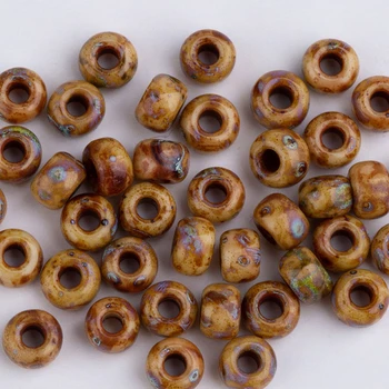 

Taidian Miyuki Brown Color Mixsize Crystal Glass Beads For Jewelry Handmade DIY Women's Charms Gift Earring Necklace 3g/5g