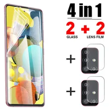 4in1 Hydraulic Screen Glass For Samsung S21Ultra S21 S20 FE S10 S9 S8Plus Screen Protector For Samsung Note 20Ultra 10Plus Glass