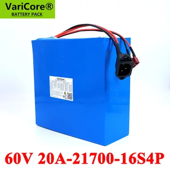 

VariCore 60V 20ah 21700 16s4p Electric scooter bateria 60v Electric Bicycle Lithium Battery pack 1000W 2000W ebike batteries