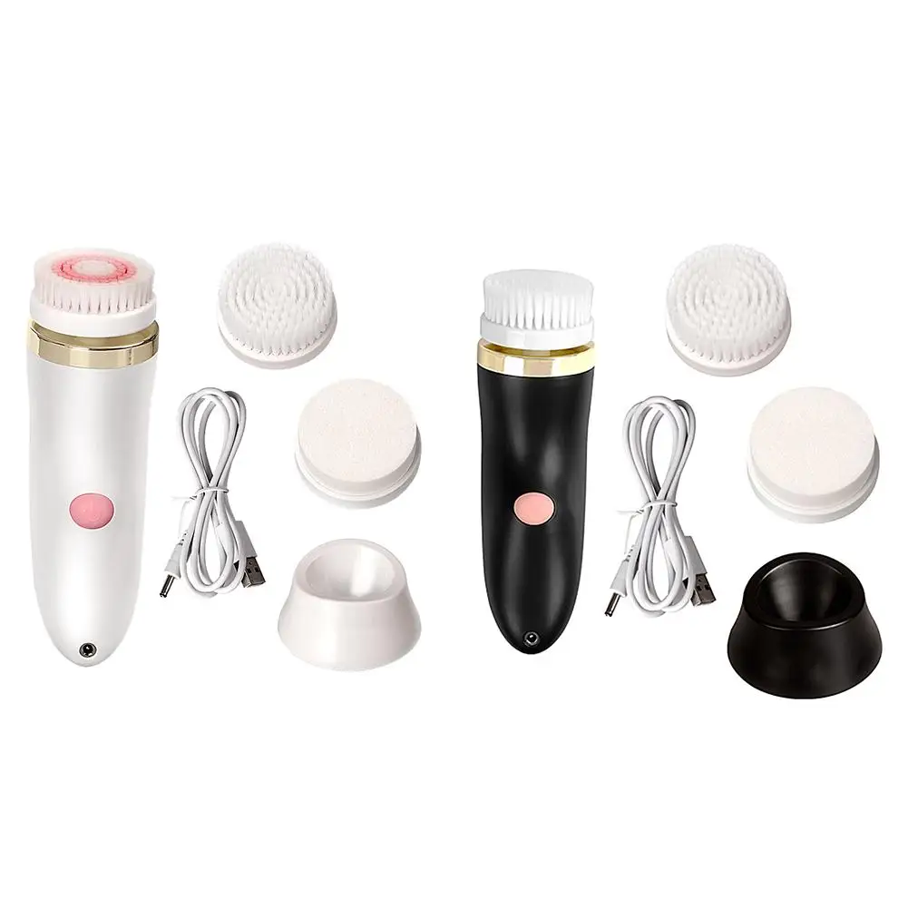 USB beauty водостойкая щетка для лица, набор для глубокой очистки с 2 различными вращающимися щеточными головками, двухскоростная Глубокая чистка лица devic