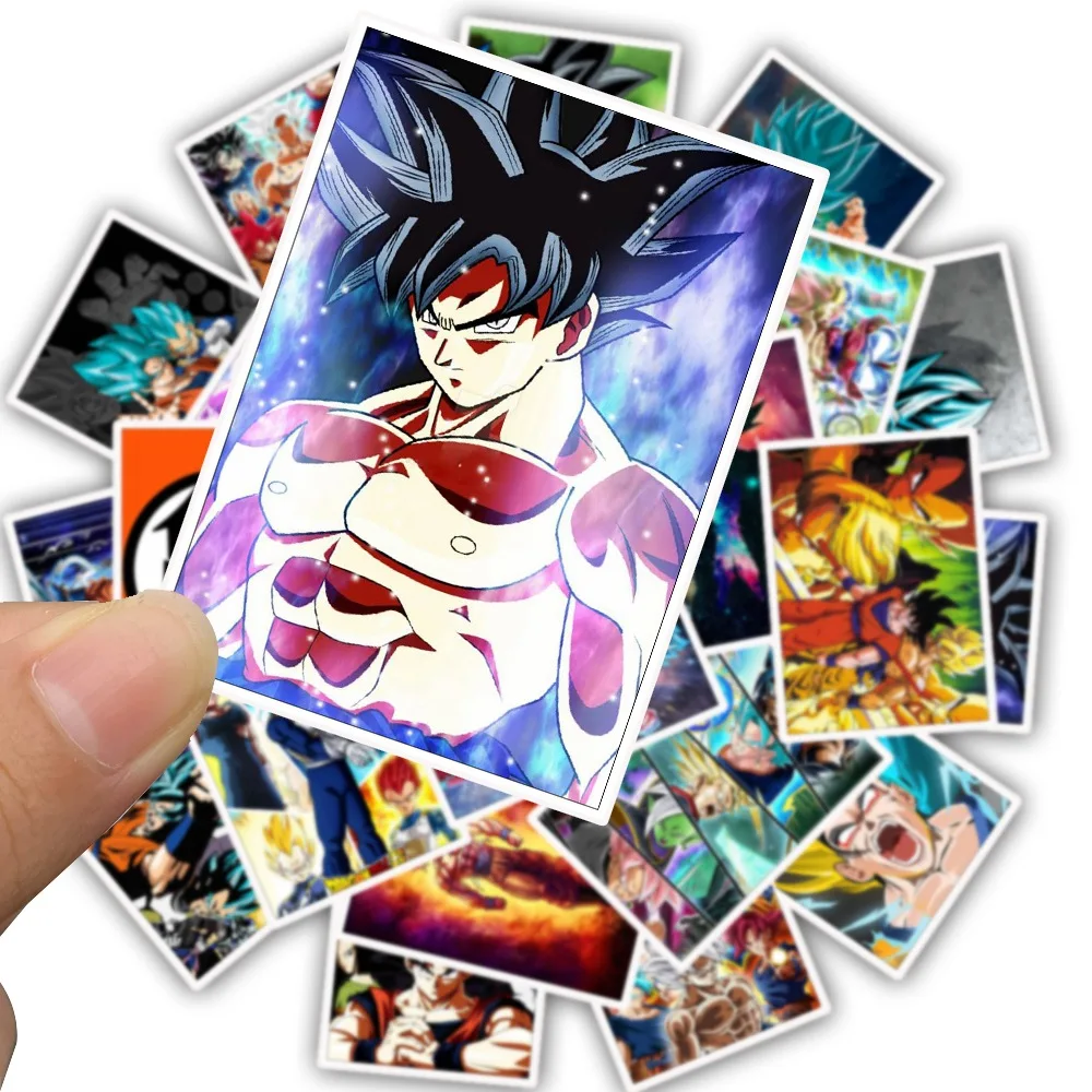 25 шт Харадзюку японская анимация Dragon Ball наклейка супер Саян Гоку скейтборд