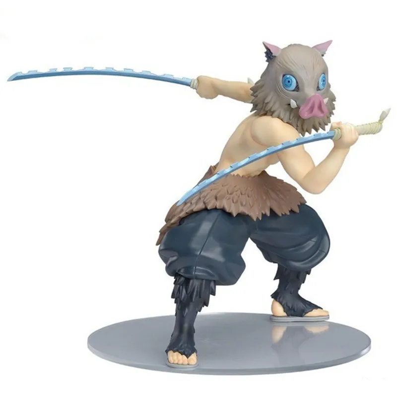 

2020 Anime Figurine Demon Slayer Kimetsu no Yaiba Kamado Tanjirou Hashibira Inosuke Kamado Nezuko PVC Figure Toys Juguetes