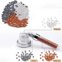 Shower Head Replacement Beads Filter Energy Anion Mineralized Negative Ions Ceramic Balls Water Purification Stones for Shower 2