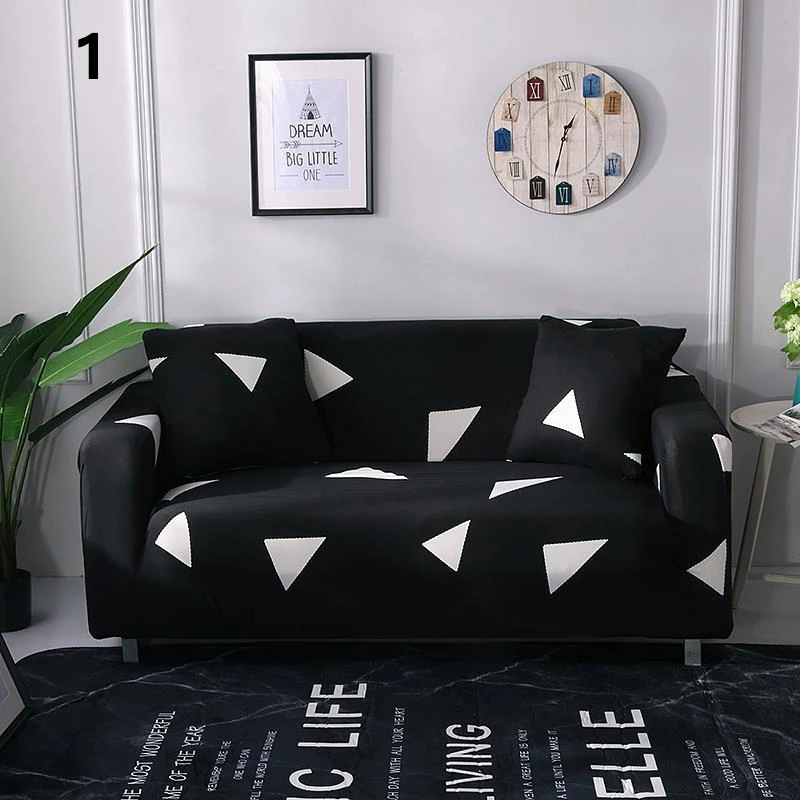 

Geometric Printing Elastic Stretch All-inclusive Sofa Cover Polyester Washable Universal Furniture Slipcover for Living Room