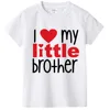 Matching Shirts Sibling Shirts Set of 2 I Love My Big Brother Little Brother Matching Sibling Shirts Baby Shower Gifts 5