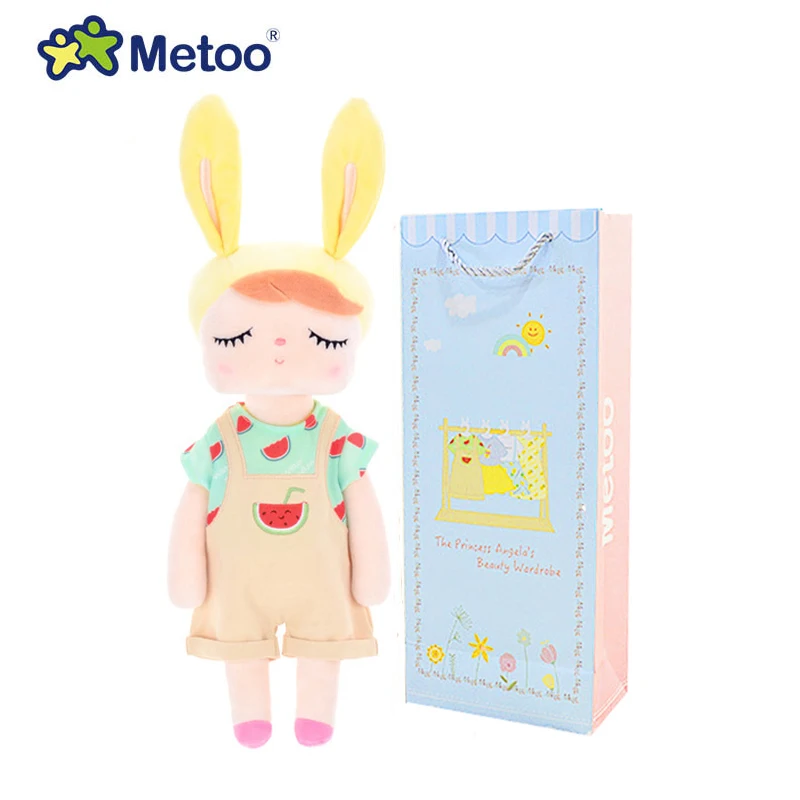 【New boxes】новейшая кукла Metoo, мягкие плюшевые сказочные игрушки для девочек, милый мультяшный Кролик для детей, подарок на Рождество, день рождения - Цвет: 918-11