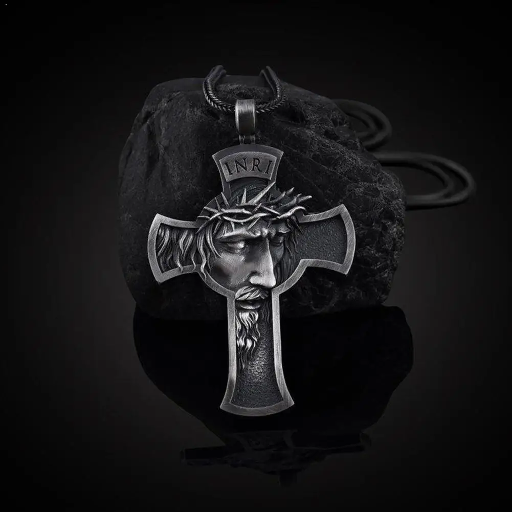 1 шт. мужское колье с подвеской-крестом | Украшения и аксессуары