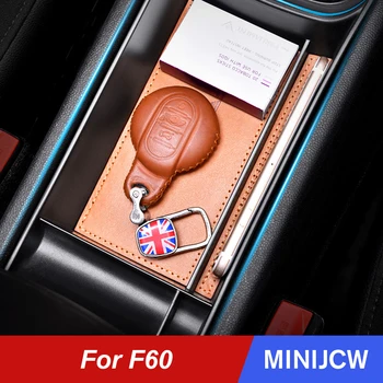 

Car Styling Center Console Armrest Box Storage Container Mat Interior Decor For MINI Coorper One JCW F60 Countryman Accessories