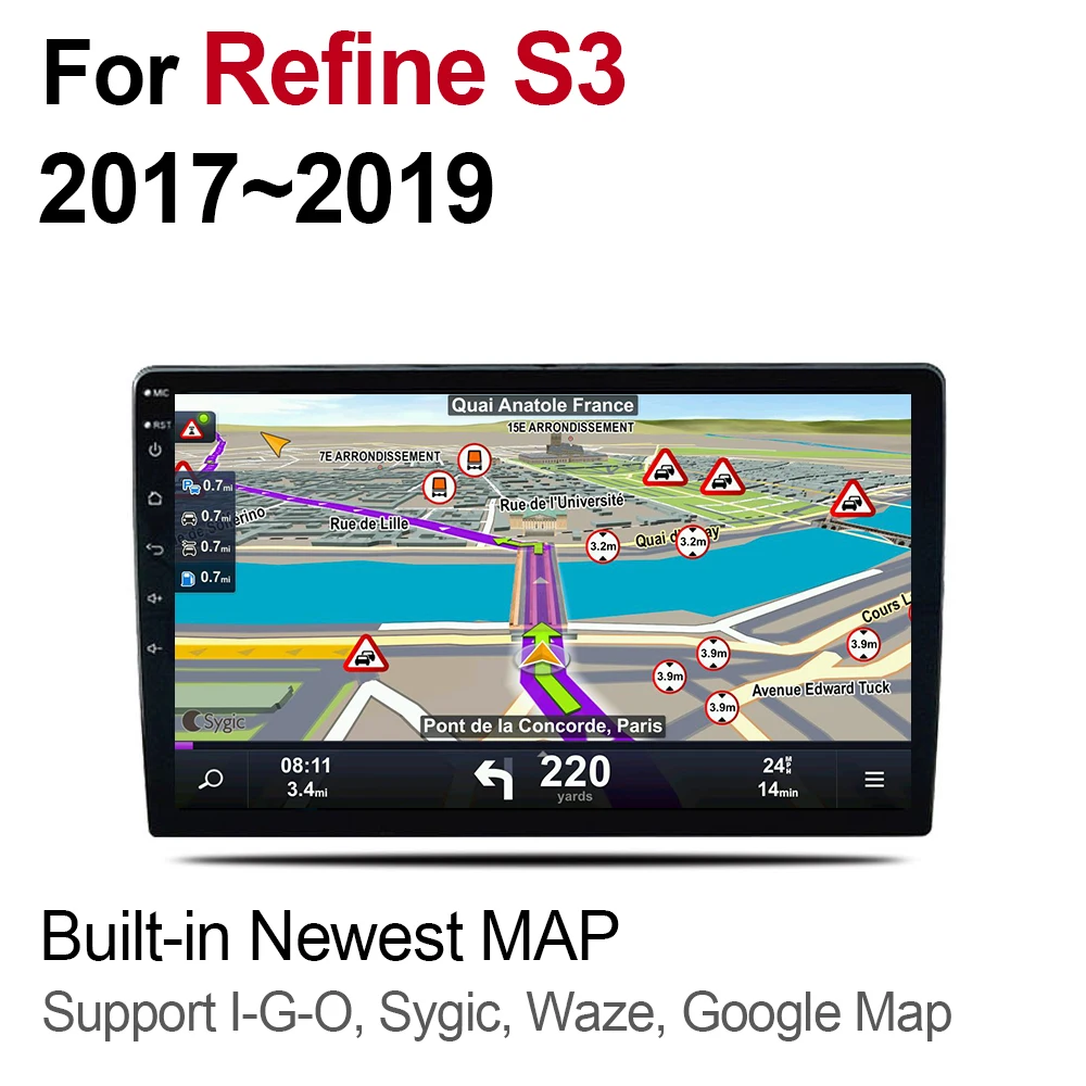 2din для JAC Refine S3 gps Радио Navi карта мультимедийная система wifi навигация Радио Видео Аудио плеер Navi карта