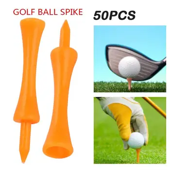 

Plastic Tees Top Tipped Tee Club Outdoor Sporting 50pcs 70mm Leisure Playing Golf Course Golf Tee Ball Bar Practice Holder