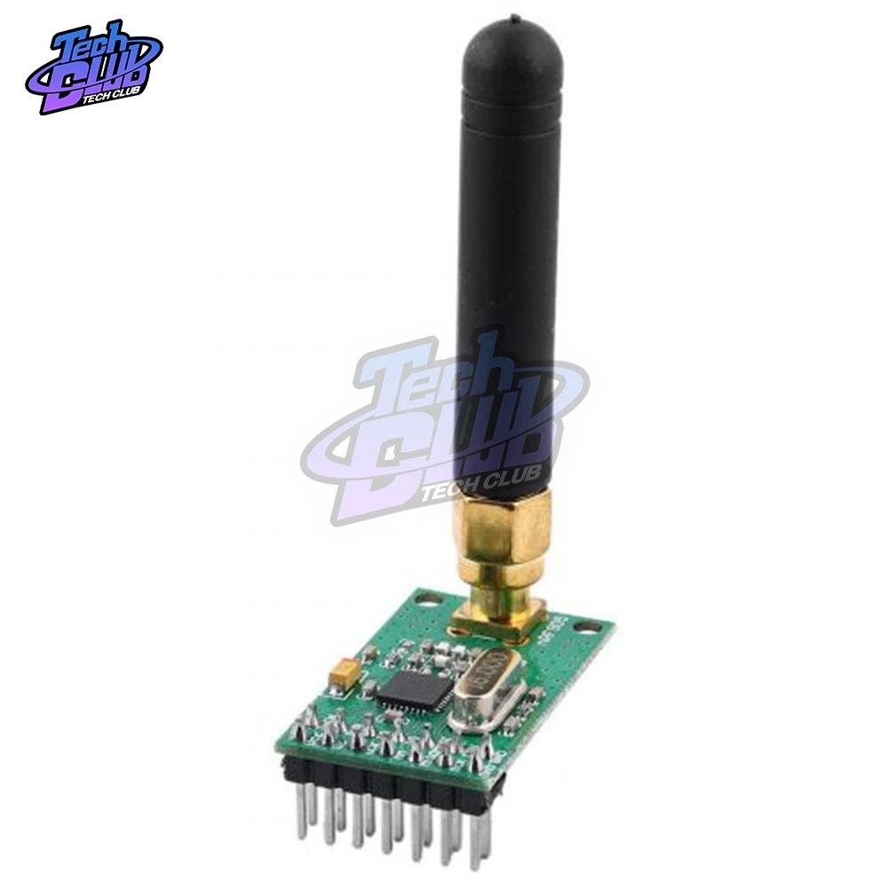 

NRF905 Wireless Transceiver Module Wireless Transmitter Receiver Board NF905SE with Antenna FSK GMSK 433 868 915 MHz