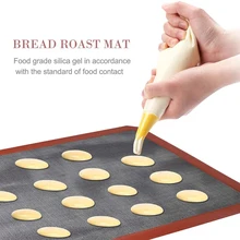 Non-Stick Pad Square Insulation Pads molde de bolo Kitchen Microwave Oven Silicone Baking Mat reusable Perforated for Cake Cook
