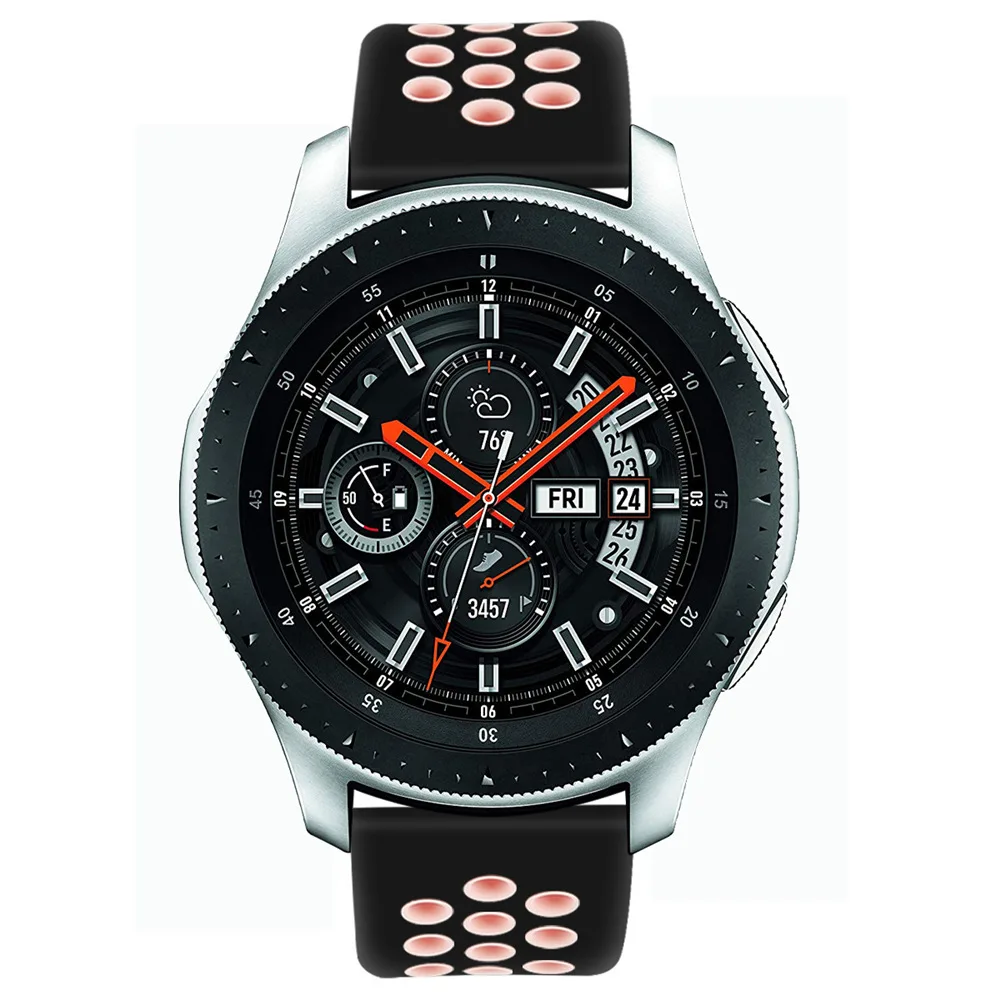 20 мм 22 мм какой ремешок для samsung Galaxy Watch 42 46 мм активный 2 Силиконовый мягкий Браслет Смарт носимые аксессуары