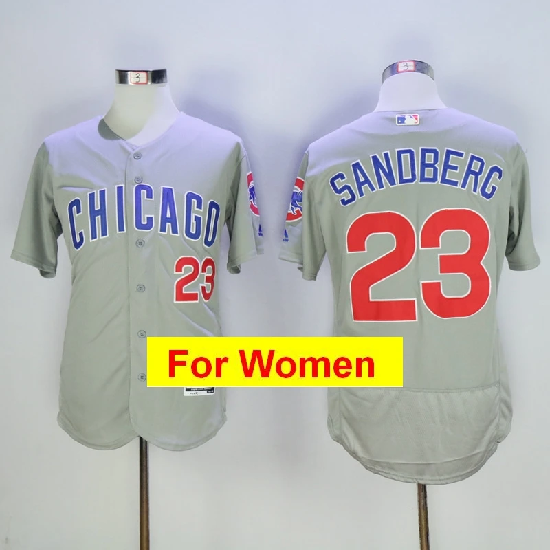 Фиолетовый Женская майка Chicago Javier Baez Anthony Rizzo Kris Bryant Ryne Sandberg FLEX& Cool Base - Цвет: Фиолетовый