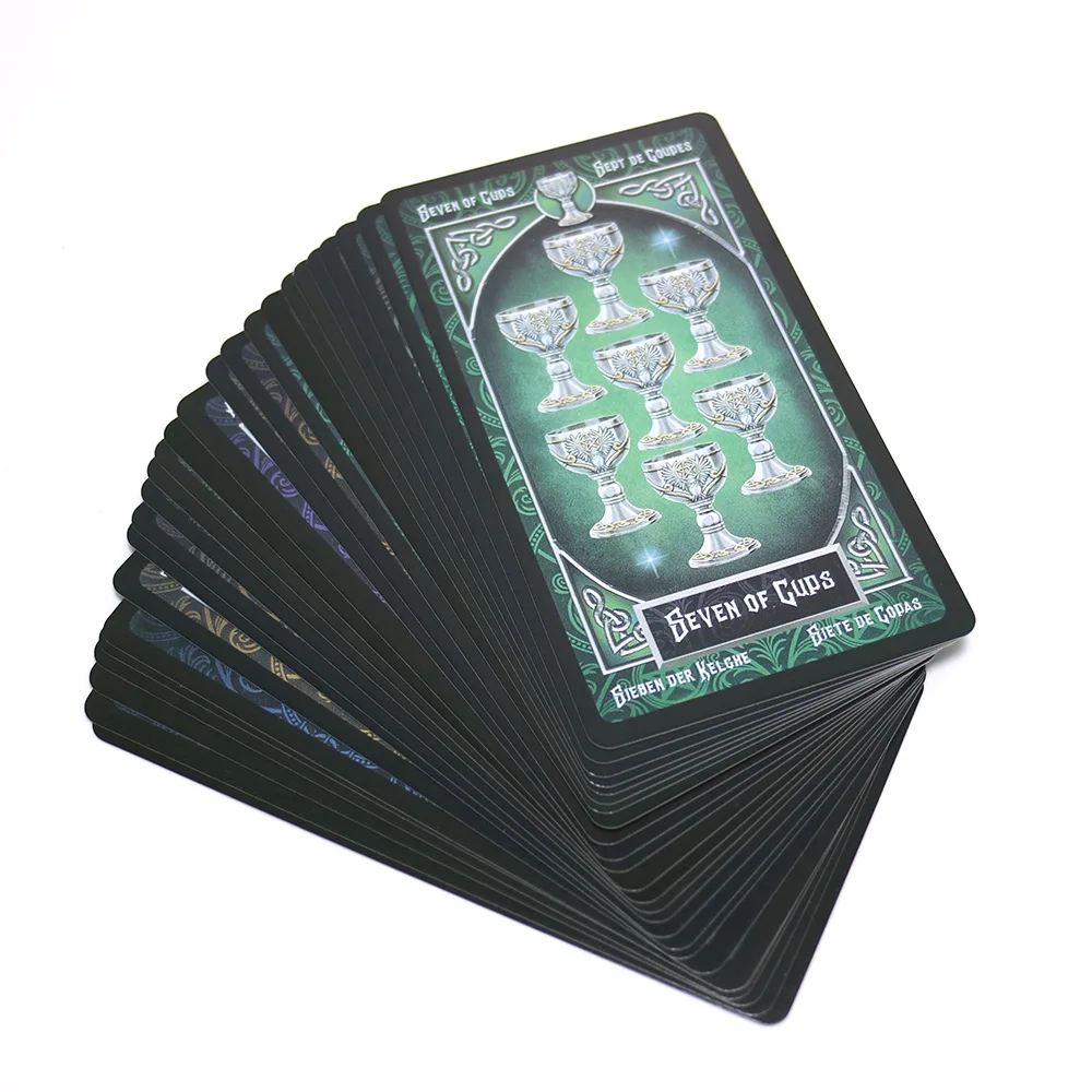 familiars карты Таро колода английская испанская французская немецкая версия таинственные животные Волшебные гадания карты игры