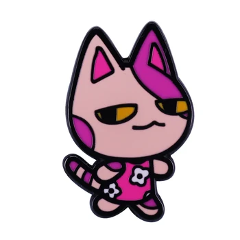 

Bob the cat Animal Crossing lapel pin cute lazy villager adventure collection
