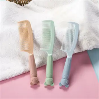 

Hot Sale 1Pcs Anti-static Plastic Comb Random Color Mouse Rabbit Head Style Hair Comb For Home Use Salon Hairdressing Comb