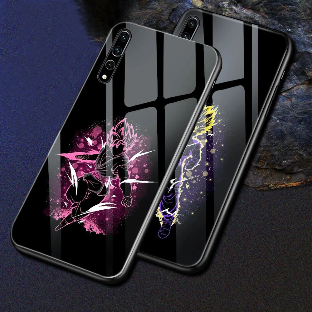 Ciciber чехол для huawei P30 P20 mate 20 Pro Lite телефона Honor 10 светящийся из закаленного стекла