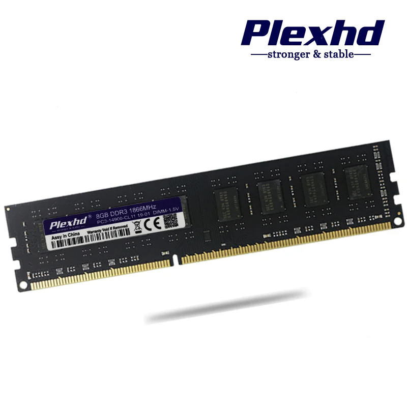 Plexhd Ram DDR3 4 ГБ 8 ГБ 2 Гб 1333 1600 МГц 1866 МГц настольная память с радиатором 240pin 1,5 В dimm радиатор