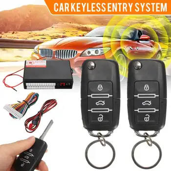 

Car Auto Remote Control Central Kit Door Lock Locking Vehicle Keyless Entry System New With Remote Controllers Universal