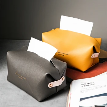 

Creative Square Tissue Box Container Cute Vintage Tissue Toilet Paper Box Retro Napkins Servilletas De Papel Wipes Case EA60ZJ