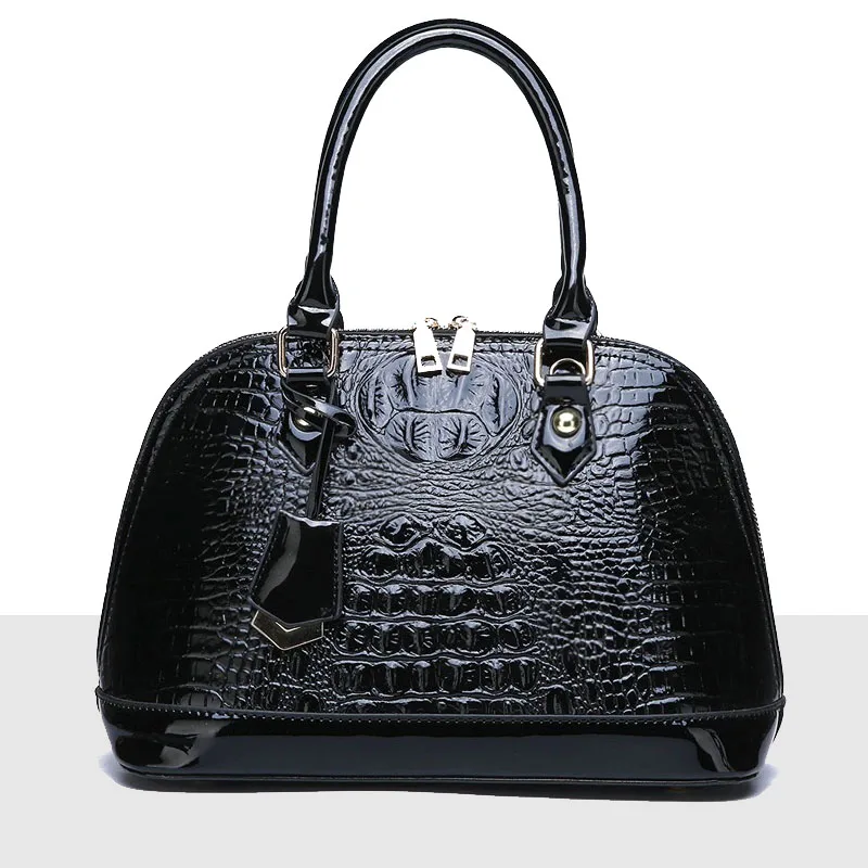 

Bag women 2020 new fashion trend crocodile pattern shoulder Crossbody temperament shell bag high quality handbag Designer bags