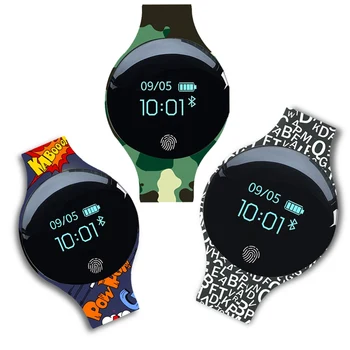 

Silicone Bluetooth Children's Watch Smart Bracelet Camouflage Sports Pedometer Watch Camping Equipment Outdoor Gadgets Wholesale