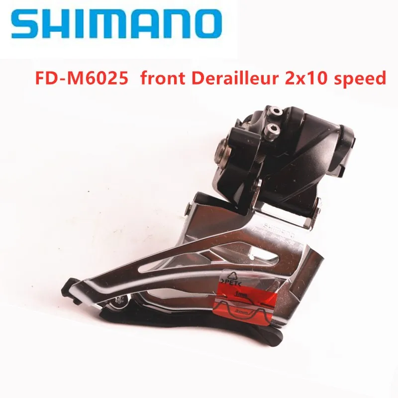 Shimano Deore M6025 2x10 скорость обновления m615 2x10 высокая скорость зажим вниз передний переключатель DualPull