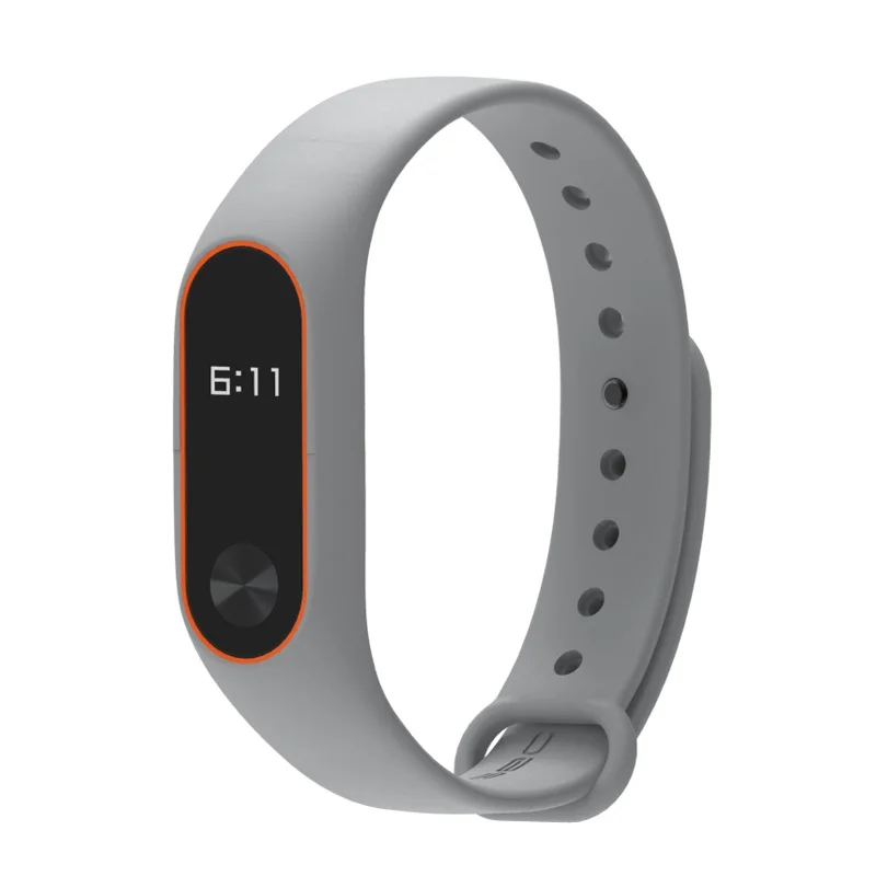 Силиконовый ремешок для браслета Mi Band 2 аксессуары смарт часов Xiaomi