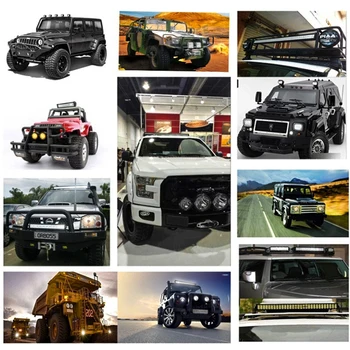 

Replacement LED Light Bar Off Road Driving Waterproof Yellow Car 5inch