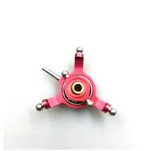 Металлическое обновление Swashplate для XK K110 K120 Запчасти для радиоуправляемого вертолета XK.2.K110.017 - Цвет: Красный