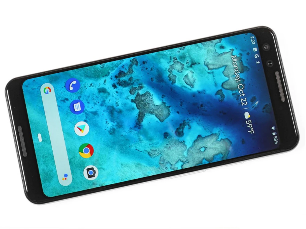 Мобильный телефон Google Pixel 3, 4G LTE, Android, Восьмиядерный, 5,5 дюймов, 12.2мп и двойной, 8 Мп, отпечаток пальца, NFC