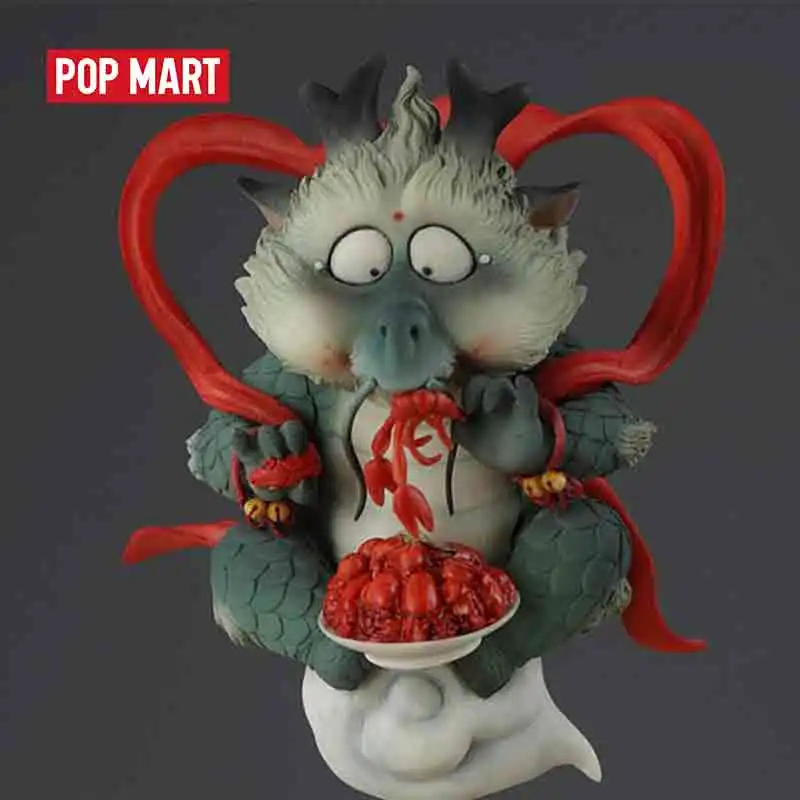 POPMART Mojiang Valley Властелин лобстер игрушки фигурка подарок на день рождения детская