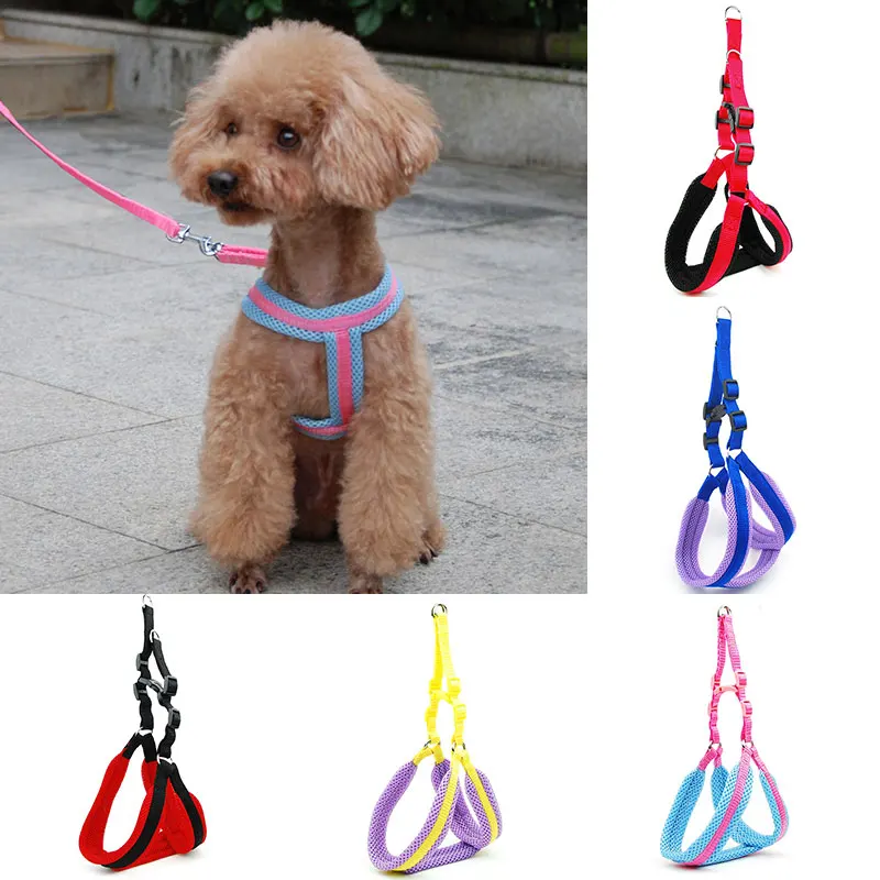 Шлейка жилет для домашних животных Воздухопроницаемый поводок собак|Портупеи| |