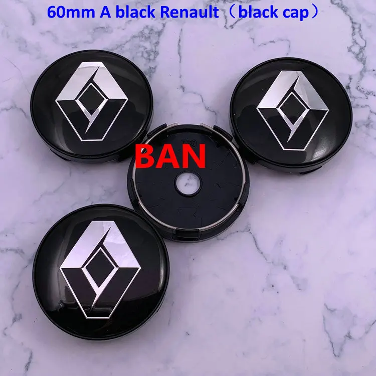 4 шт. 56 мм 60 логотип Renault Car Центральная крышка колеса обод значок пылезащитные