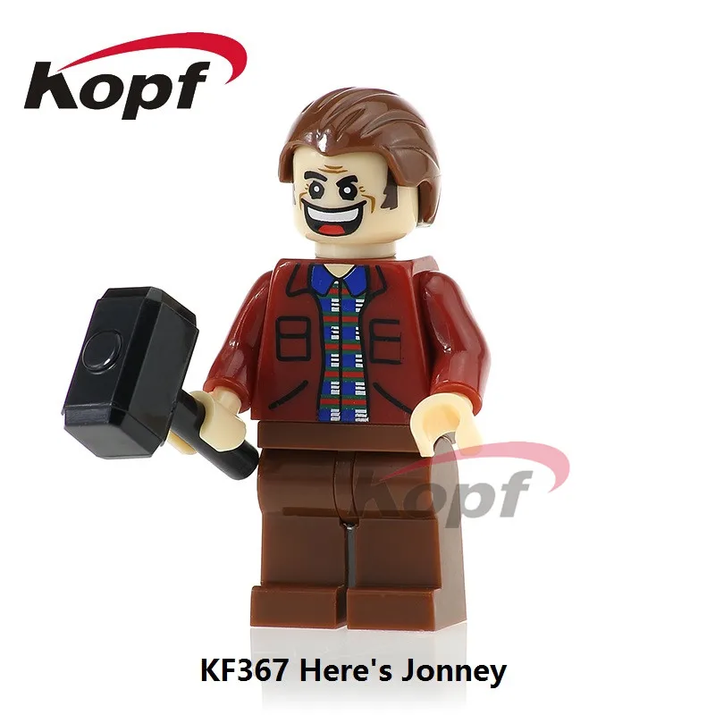 Ужас Тема фильма KF366 одной продажи Американский Crazy человек Foxmask вот Jonney Салли кирпичи, строительные блоки, игрушки для детей - Цвет: KF367 Without Box