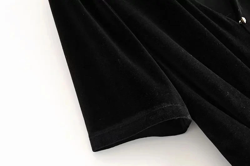 Увядшие Англия элегантный плиссированный бархат однобортный vneck Мини vestidos de fiesta de noche vestidos осеннее вечернее платье для женщин