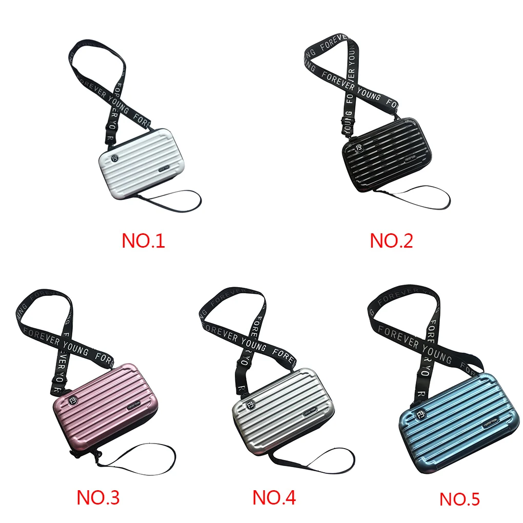 Luxury Hand Bags for Women Suitcase Shape Totes Fashion Mini Luggage Bag Women Bag Mini Box Bag Wash Case