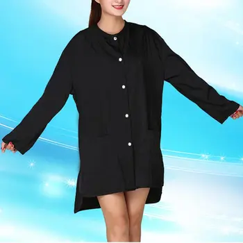 

Hair Barber Fashion Work Clothes Hairdressing Long-sleeved Overalls Pet Grooming Costume Hair Stylist Apron