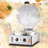 220v 3KW Pancake Maker Machine Double Heating Frying Machine Stainless Steel Fryer Yunlinli Round Non-stick Coating,energy Saver 1