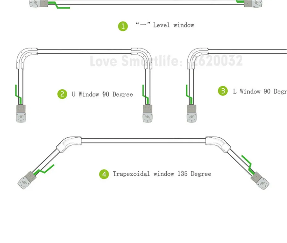 Настраиваемая электрическая каркасная дорожка для Xiaomi Aqara/Dooya KT82 DT82 TN/tv/TS/LE, умная система управления каркасными рейками, в страны ЕС