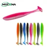 Mycena  5 or 10pcs/lot easy shinner soft lure 7cm/9cm/12cm  silicon bait  shad lure fishing soft bait Fishing tackle for fishing 1