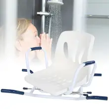 Вращающееся на 360 градусов кресло для купания вращающееся сиденье для ванны для помощи в нетрудоспособности инструменты для ухода за здоровьем пожилых людей v