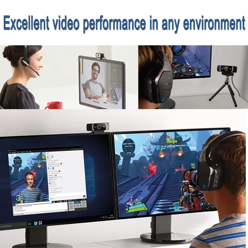 logitech C920E 1080p HDWeb Camera with Built-in HD Microphone C930C Video C922 C525 C310 C270 Suitable for Desktop or Laptop pc webcam,pc web camera,computer camera