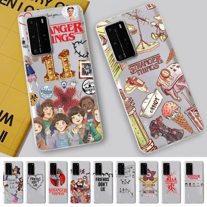 Чехол для телефона с рождественскими огнями из сериала очень странные дела Huawei P20