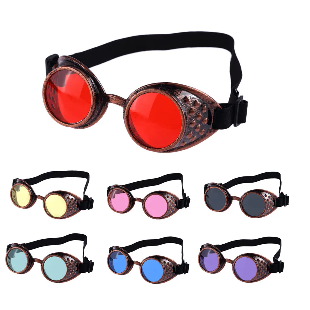 

2019 Sunglasses Vintage Style Steampunk Goggles Welding Punk Glasses Cosplay Freeshipping&Wholesale wholesale Brand Designer #40