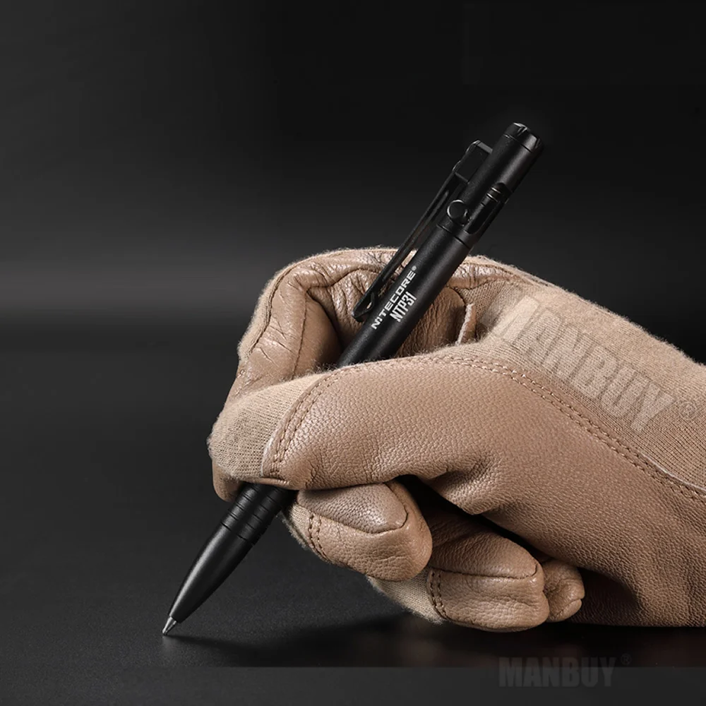 NITECORE NTP31 Tungsten-steel Glass Breaker Tip Ballpoint Pen Multifunctional Bolt Action Tactical Pen Accessories Self-defense afbeelding