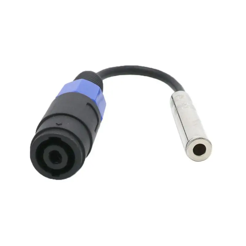 

Audio Cable Adapter Connector for 12 Gauge Speakon Male to 1/4" Female Noise Isolation Convertor