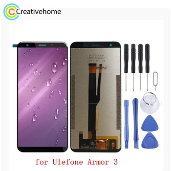 

Completely New original LCD Display Touch Screen for Ulefone Armor 3 & 3T (Black) + Disassembly Tools Replacement Repair Parts