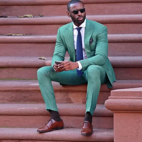 Новый дизайн 2020 весна лето осень мужской костюм приталенные пляжные свадебные